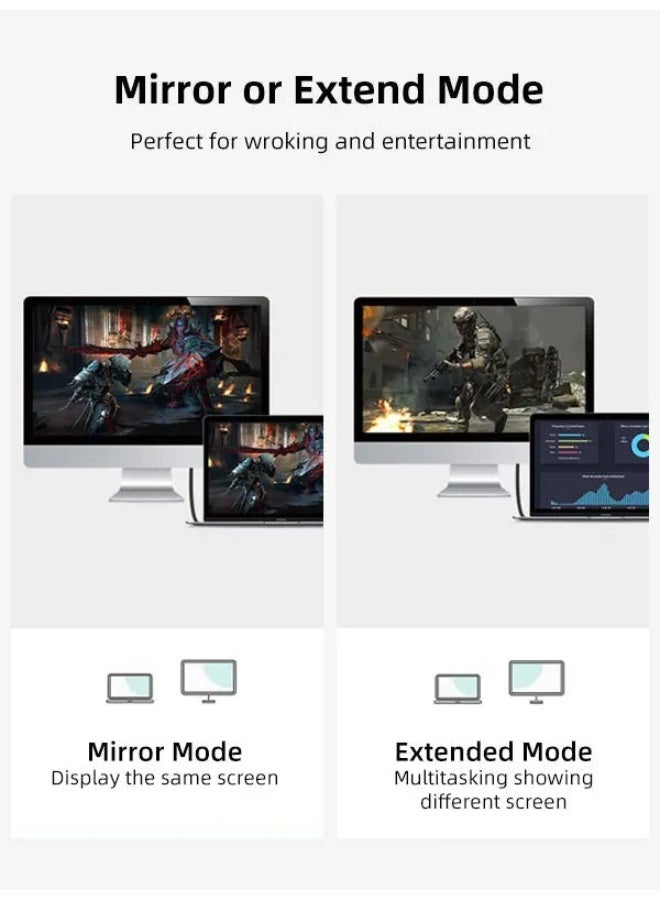 كابل تايم كابل USB-C إلى HDMI بدقة 4K 60 هرتز - Image 4